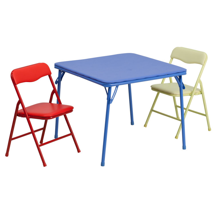 Kids white shop folding table